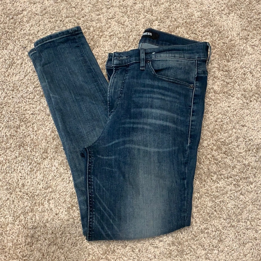 Denim perfect high rise legging 8s